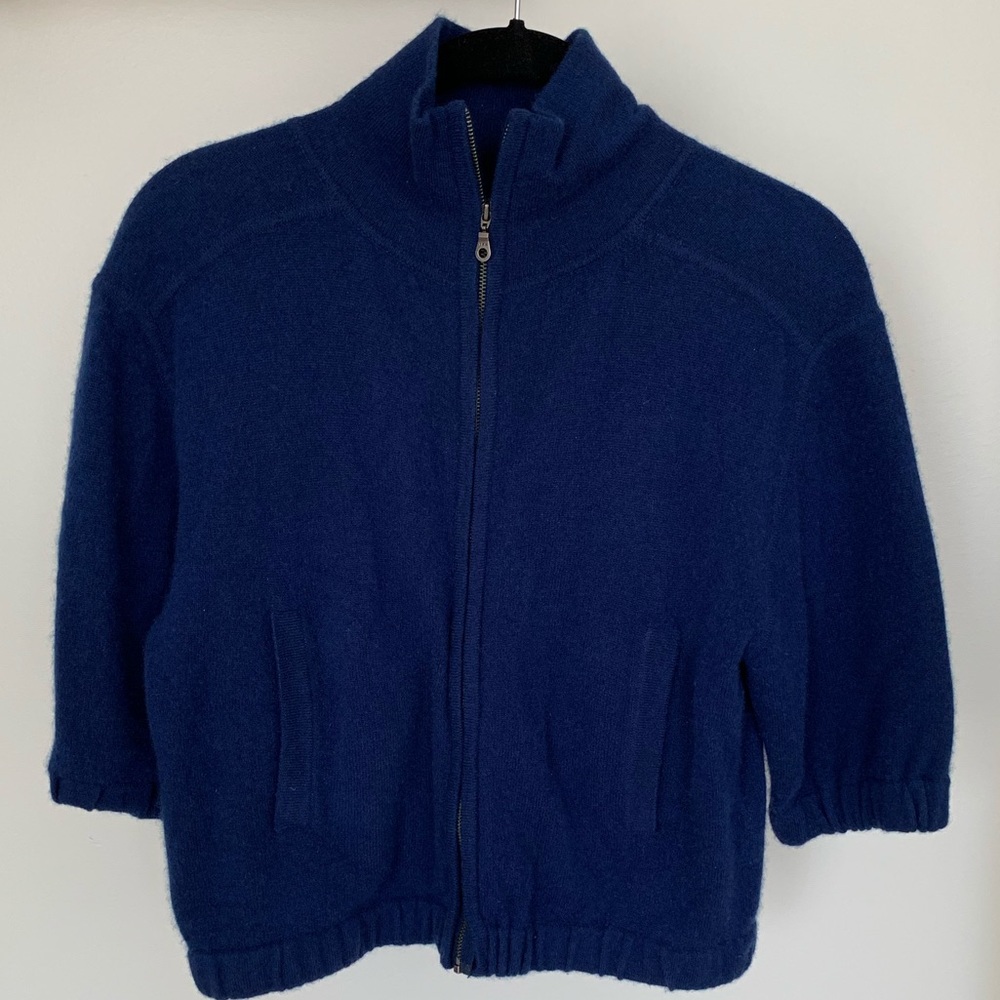 Cashmere Zip Sweater